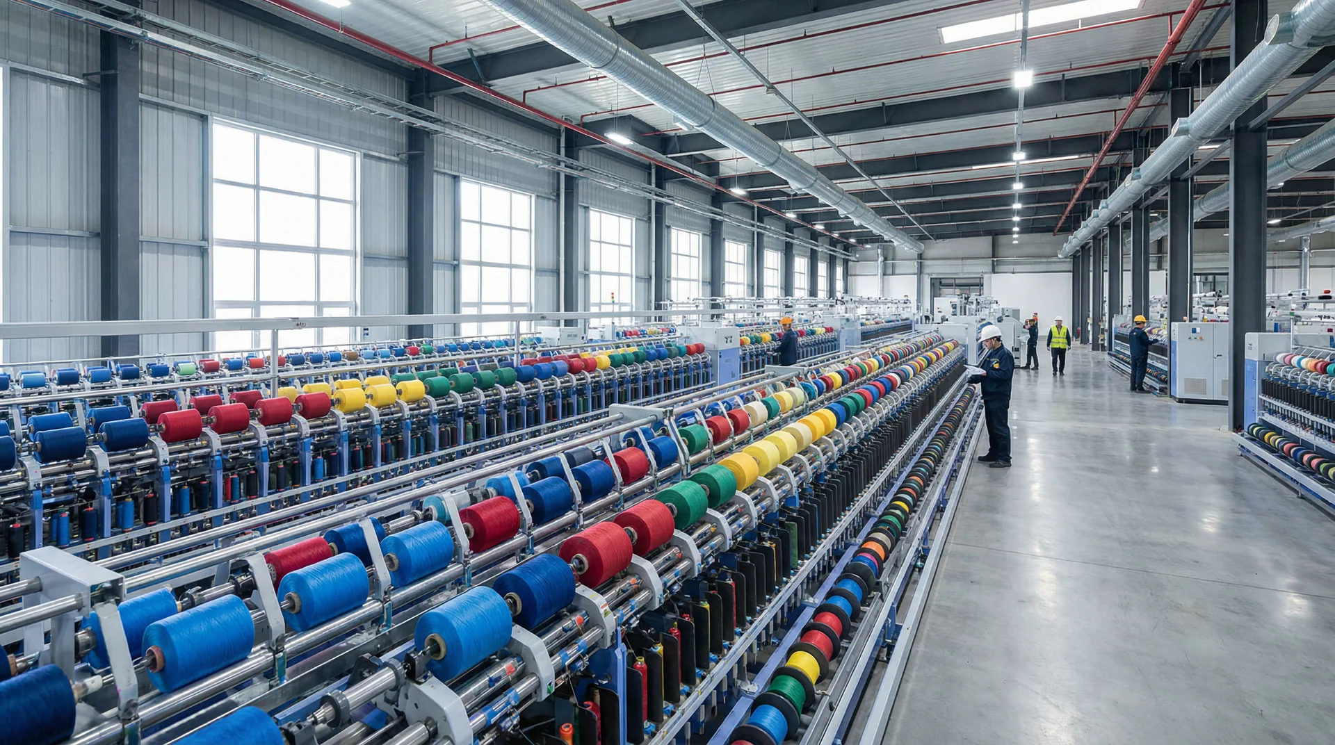 Yarn manufacturing factory